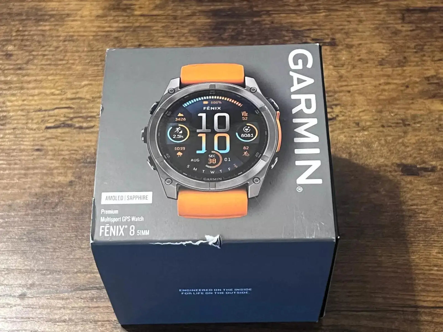 Garmin Fenix 8 Sapphire GPS Smartwatch - 47-51 mm AMOLED Fitness Tracker