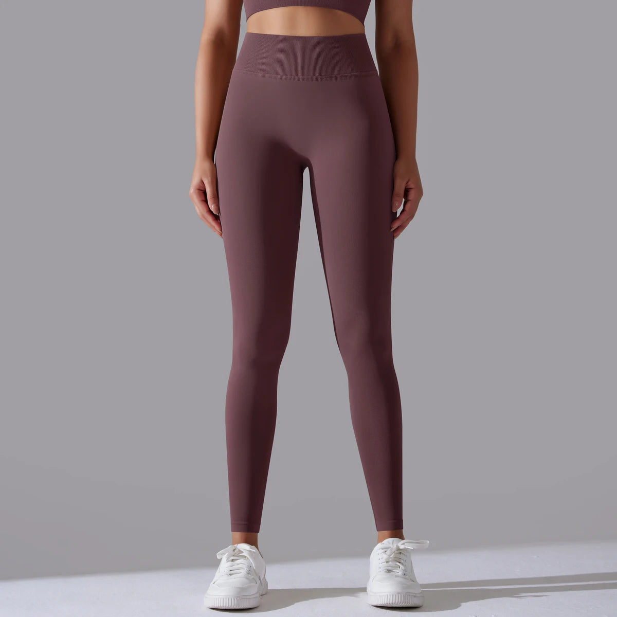 High Waist Booty Lifting Leggings - Womens Seamless Yoga Pants for Fitness