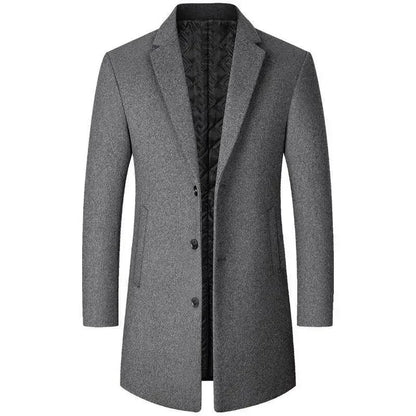 Medium length men's jacket