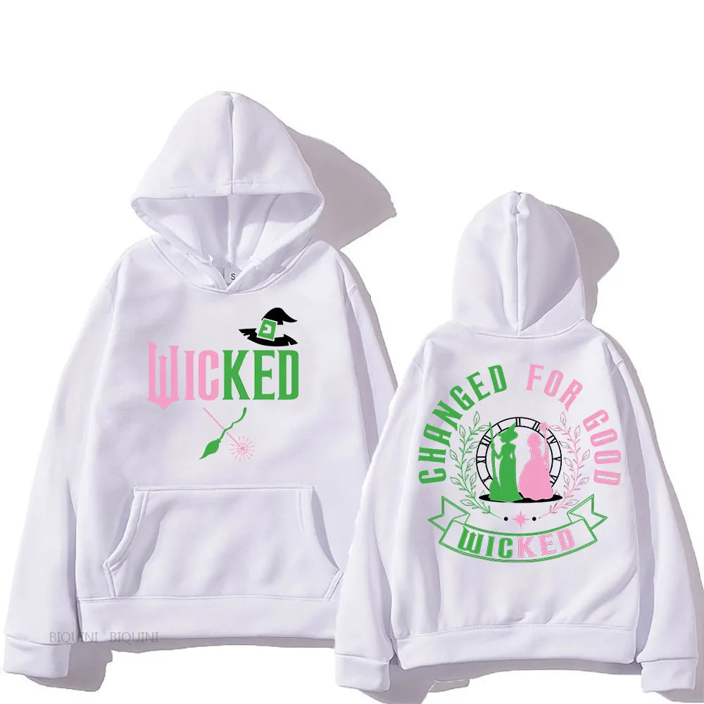 Wicked Manga Hooded Sweatshirt - Retro Punk AutumnWinter Pullover