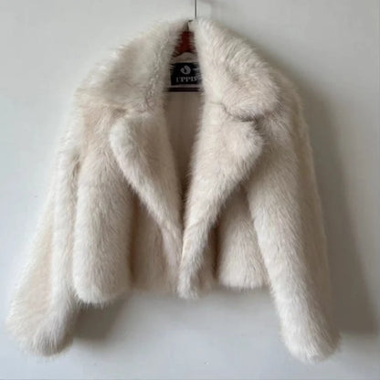 Eco-Friendly Womens Fox Fur Coat  Stylish  Sustainable Outerwear