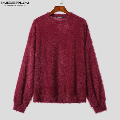 Men Clothing Streetwear Autumn Sweater