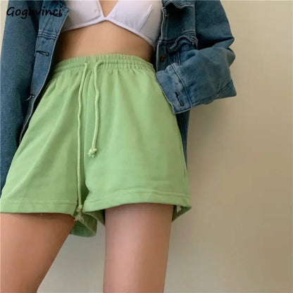 Casual Womens Wide Leg Shorts - Breathable Summer Hipsters for Teens