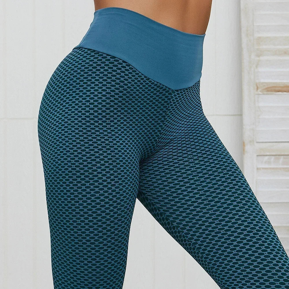 High Waist Push-Up Sport Leggings - Womens Casual Fitness Joggers