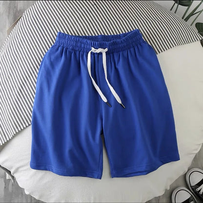 Mens Drawstring Gym Shorts - Casual Summer Basketball Fitness Wear 5XL