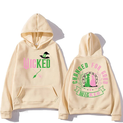 Wicked Manga Hooded Sweatshirt - Retro Punk AutumnWinter Pullover