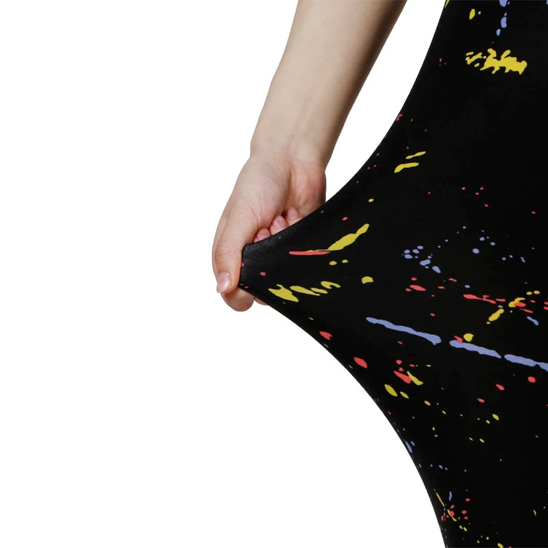 Black Speckled Ink Love Print Womens Underwear - Stylish Elastic Comfort