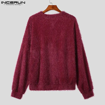 Men Clothing Streetwear Autumn Sweater