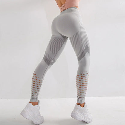 High Waist Seamless Leggings - Womens Push Up Yoga Pants