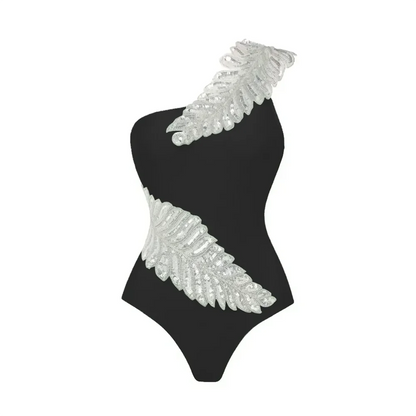 Ruffle-Trimmed Sexy Bikini Set for Beach  Pool Fun