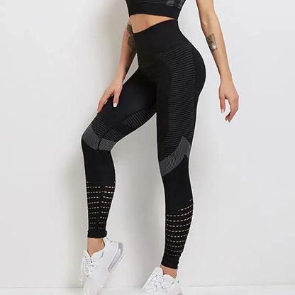 High Waist Seamless Leggings - Womens Push Up Yoga Pants