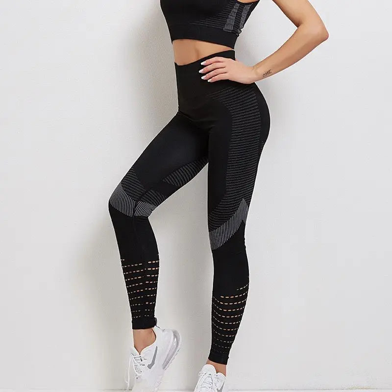 High Waist Seamless Leggings - Womens Push Up Yoga Pants