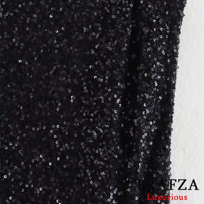 Sexy Black Sequin Mini Party Dress - Chic Sleeveless Evening Clubwear 2024