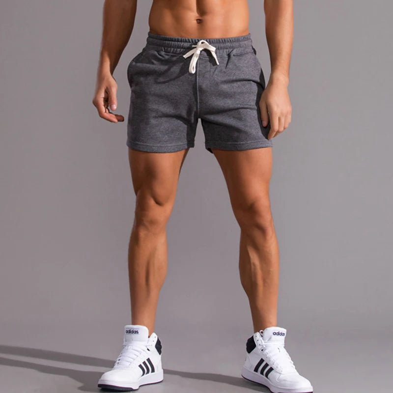 Mens Casual Cotton Basketball Shorts