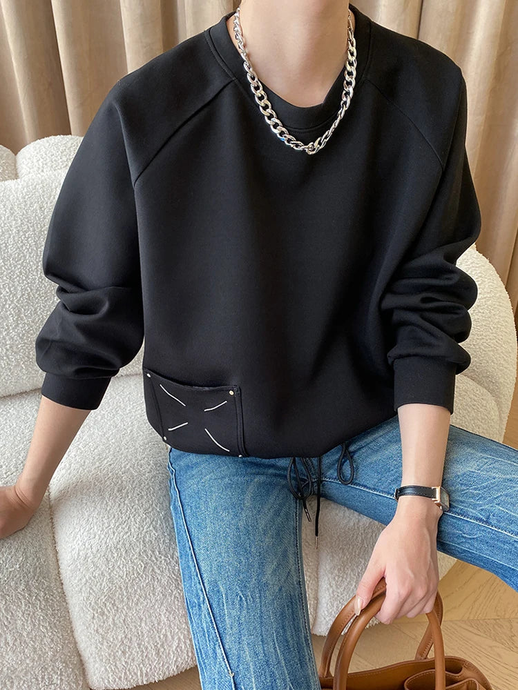 Embroidered Pullover Sweatshirt for Women