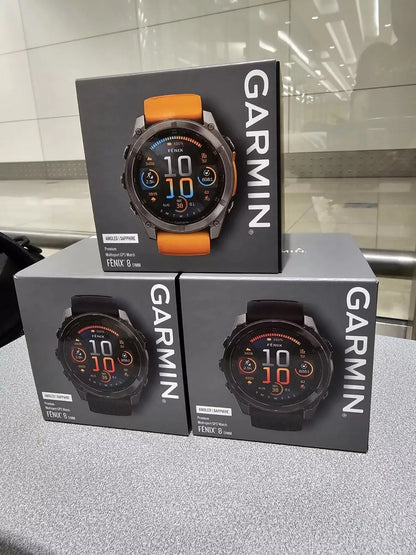 Garmin Fenix 8 Sapphire GPS Smartwatch - 47-51 mm AMOLED Fitness Tracker