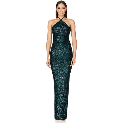 Elegant Sequin Evening Dress - Long Formal Dress for Weddings Parties and Prom