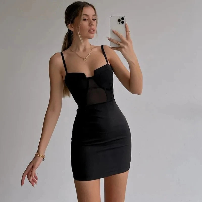 Y2K One-Shoulder Dress - Sexy Low-Cut Summer Party Wear