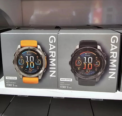 Garmin Fenix 8 Sapphire GPS Smartwatch - 47-51 mm AMOLED Fitness Tracker