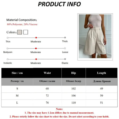 High Waist Summer Shorts for Women  Casual Loose Wide Leg Solid Y2K Booty Shorts